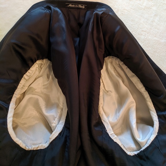 Valentino Uomo Black Wool Single Breast Blazer 41 - Picture 8 of 8